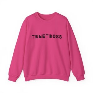 Trendy Unisex Crewneck Sweatshirt - 'TENETBOSS' Statement Piece