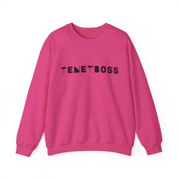 Trendy Unisex Crewneck Sweatshirt - 'TENETBOSS' Statement Piece