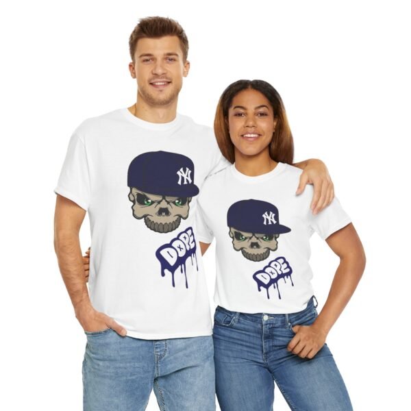 Dope Skull Unisex Heavy Cotton Tee - Streetwear Style - Image 19
