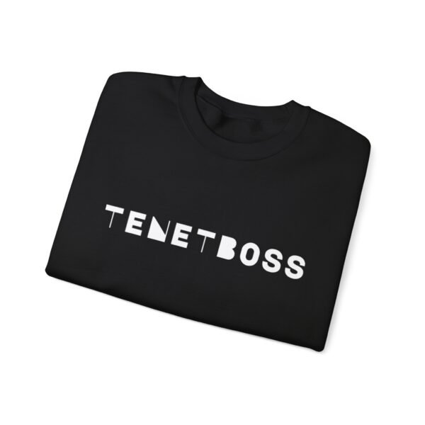 Unisex Heavy Blend™ Crewneck Sweatshirt - TENETBOSS Black Sweatshirt for Everyday Style - Image 3