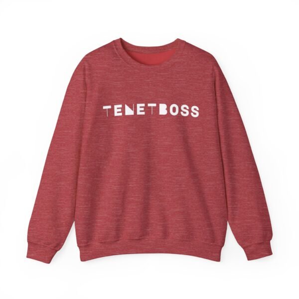 Trendy Unisex Crewneck Sweatshirt - 'TENETBOSS' Graphic - Image 12
