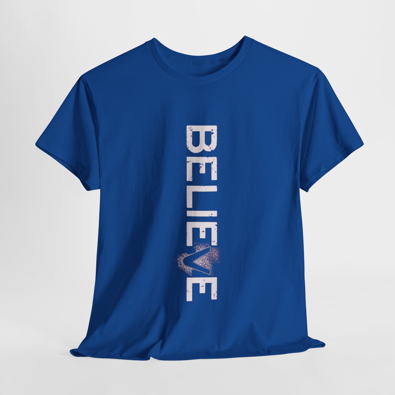 Inspirational 'BELIEVE' Unisex Heavy Cotton Tee