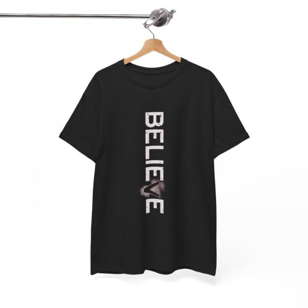 Inspirational 'BELIEVE' Unisex Heavy Cotton Tee - Image 12