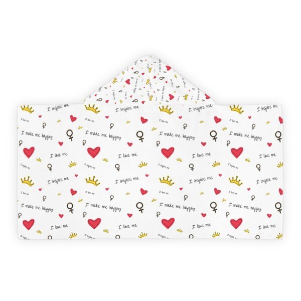 Youth Hooded Towel - 'I Make Me Happy' Design | Fun & Cozy Bath Time Accessory for Kids - Image 2