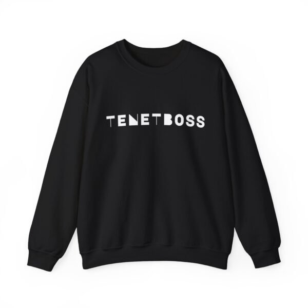 Unisex Heavy Blend™ Crewneck Sweatshirt - TENETBOSS Black Sweatshirt for Everyday Style