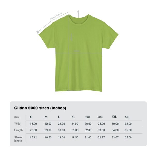 Kiwi color unisex Cotton Tee - Image 10