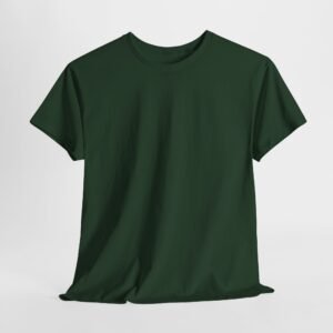 Forest Green color unisex Cotton Tee