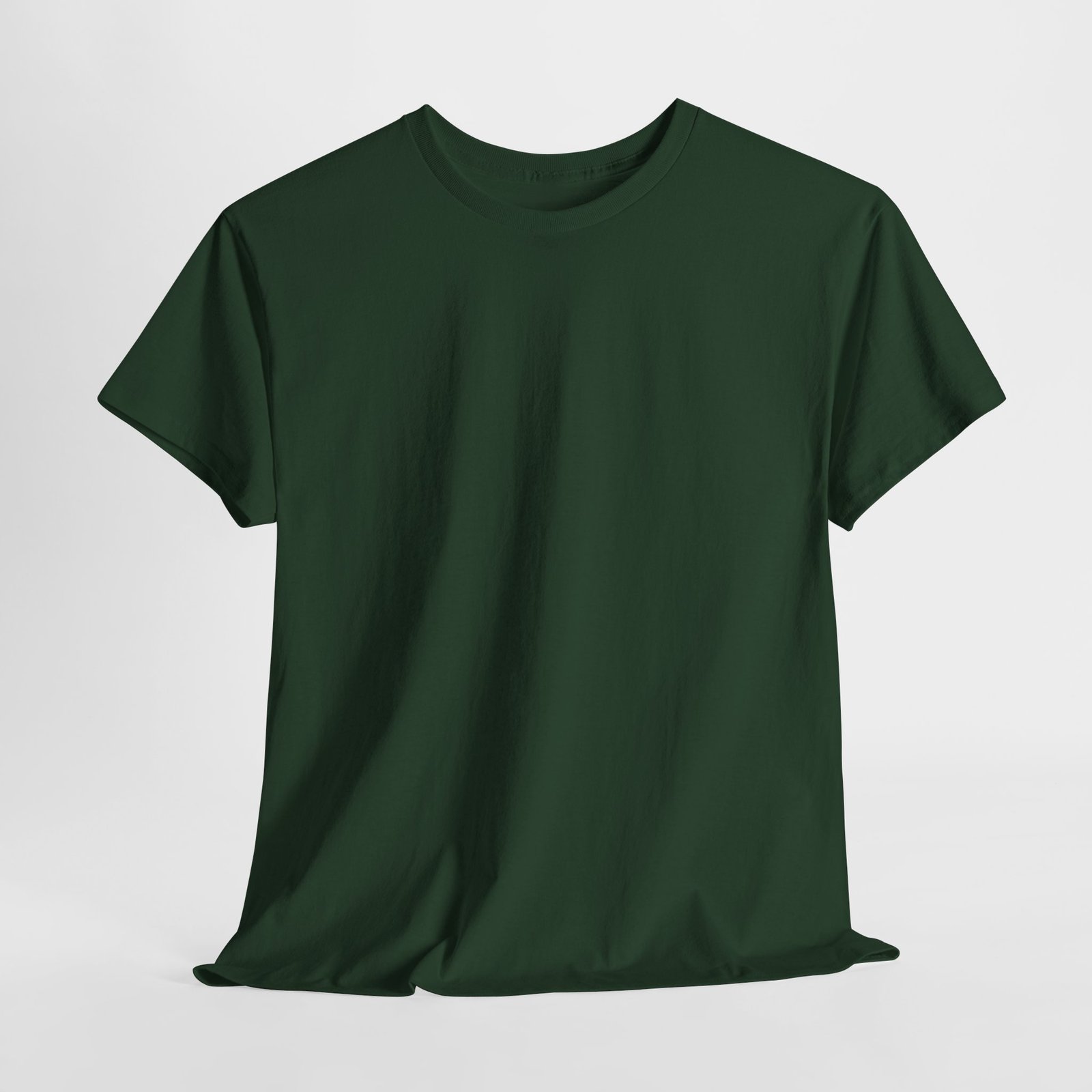 Forest Green color unisex Cotton Tee
