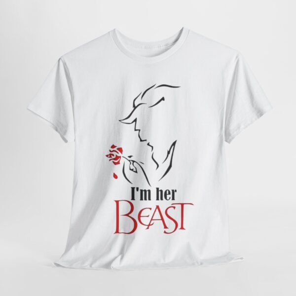 I'm Her Beast Unisex Heavy Cotton Tee - Romantic Couples Shirt