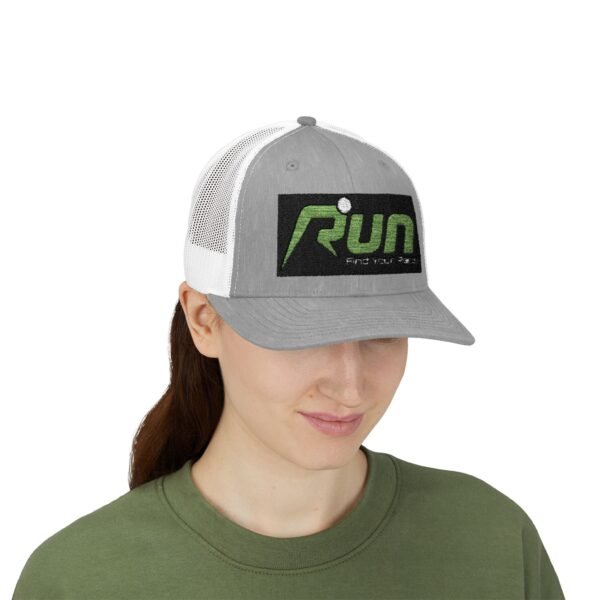 RUN Snapback Trucker Cap - Find Your Pace, Perfect for Runners and Outdoor Enthusiasts - Image 47