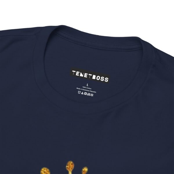King Crown Unisex Heavy Cotton Tee - Bold Gold Design for Queens and Kings - Image 6