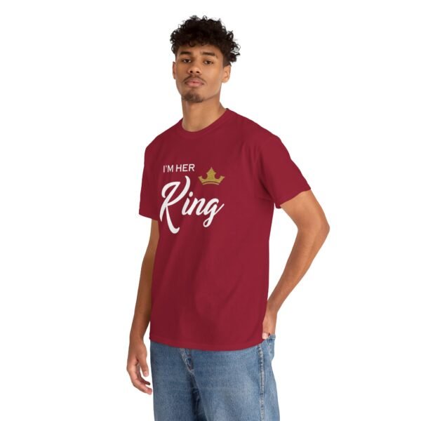 I'm Her King Unisex Heavy Cotton Tee | Perfect Gift for Partners - Image 9