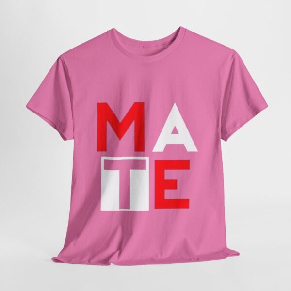 Modern men  Heavy Cotton Tee - 'MATE' Graphic Design - Image 16