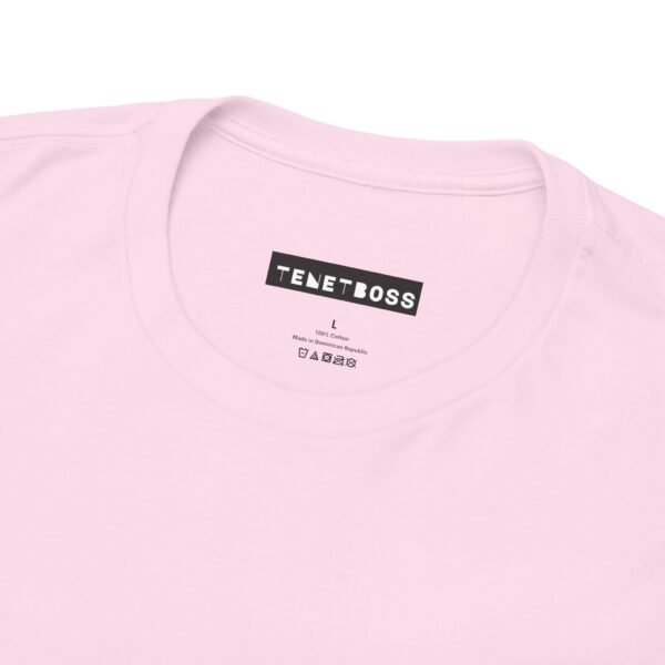 Light pink color unisex Cotton Tee - Image 6
