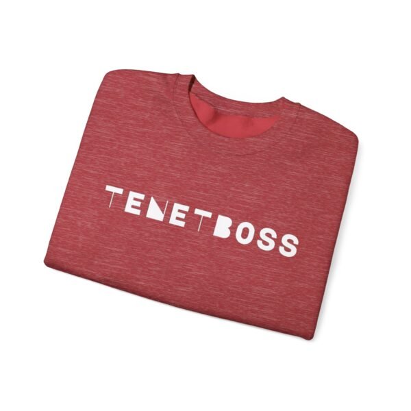 Trendy Unisex Crewneck Sweatshirt - 'TENETBOSS' Graphic - Image 14