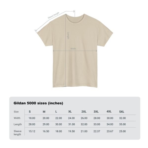Sand color unisex Cotton Tee - Image 13