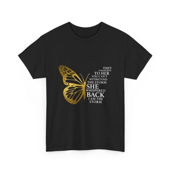 Empowering Butterfly Quote Unisex Heavy Cotton Tee - Image 11