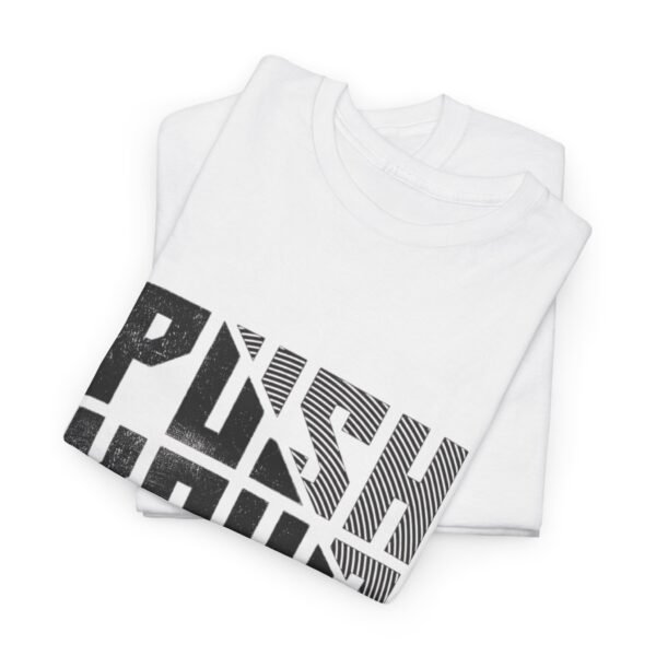 Motivational Unisex Heavy Cotton Tee - "Push Your Limit" - Image 18