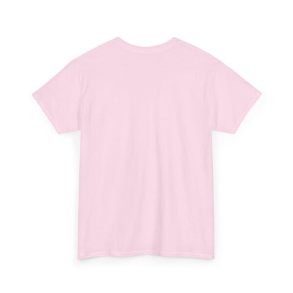 Light pink color unisex Cotton Tee - Image 4