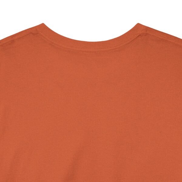 Antique Orange color unisex Cotton Tee - Image 7