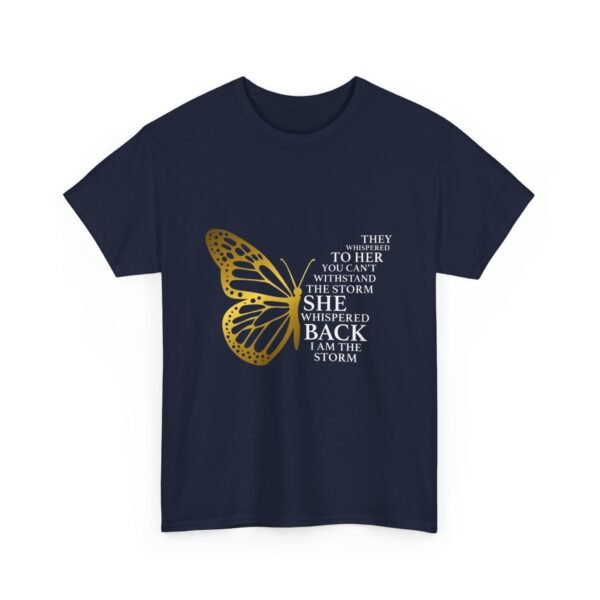 Empowering Butterfly Quote Unisex Heavy Cotton Tee - Image 21