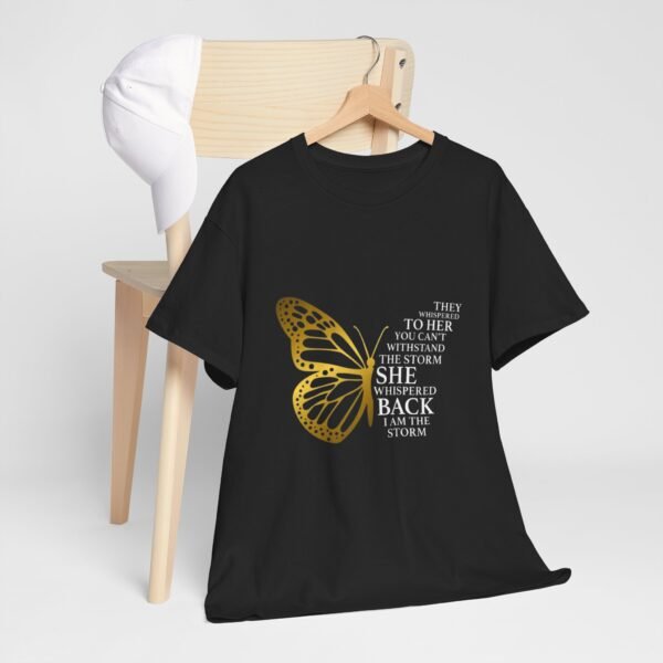 Empowering Butterfly Quote Unisex Heavy Cotton Tee - Image 15