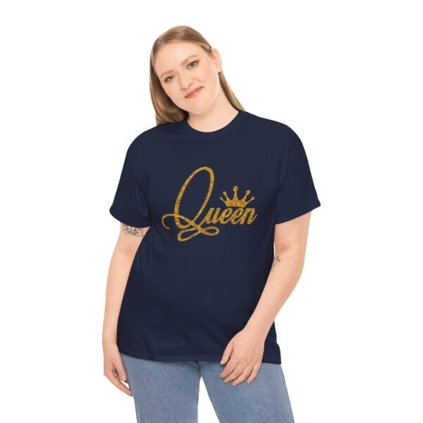Queen Glitter Unisex Heavy Cotton Tee - Image 49
