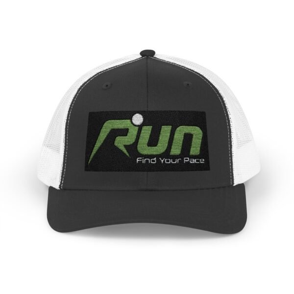 RUN Snapback Trucker Cap - Find Your Pace, Perfect for Runners and Outdoor Enthusiasts - Image 19