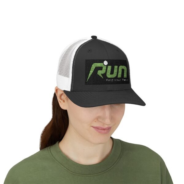RUN Snapback Trucker Cap - Find Your Pace, Perfect for Runners and Outdoor Enthusiasts - Image 23