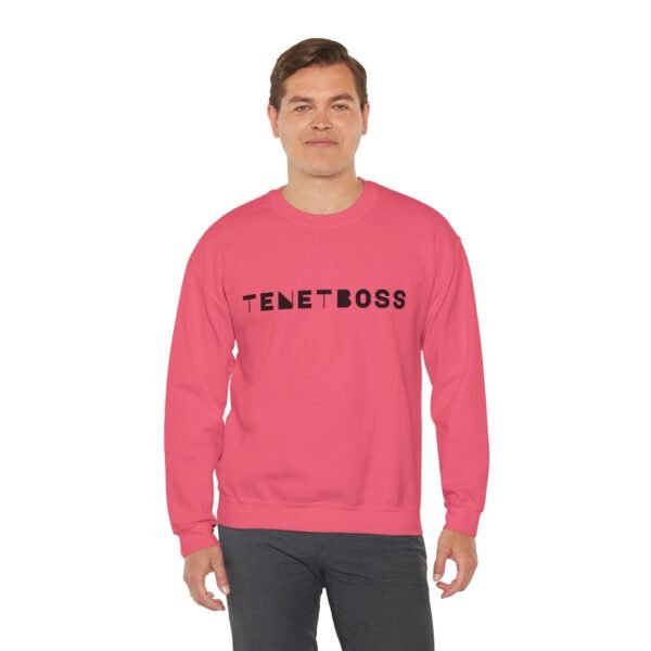 Trendy Unisex Crewneck Sweatshirt - 'TENETBOSS' Statement Piece - Image 27