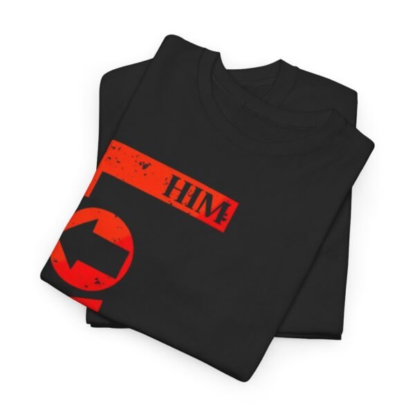 Unisex Heavy Cotton Tee - 'Love Him' Graphic T-Shirt for Couples - Image 8