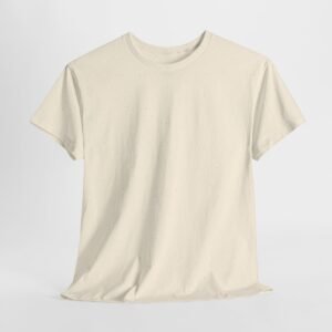 Natural color unisex Cotton Tee