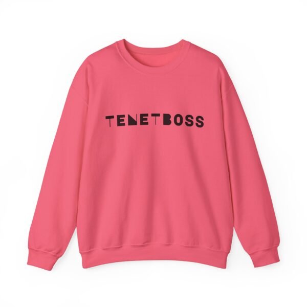 Trendy Unisex Crewneck Sweatshirt - 'TENETBOSS' Statement Piece - Image 23