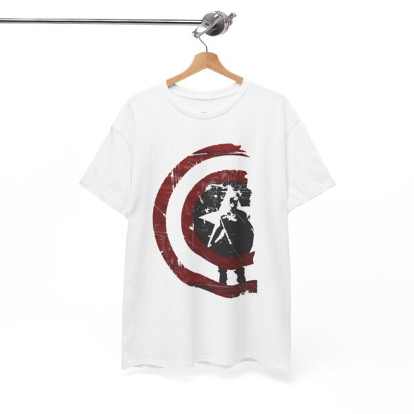 Vintage-Inspired Unisex Heavy Cotton Tee with Retro Graphic - Image 4