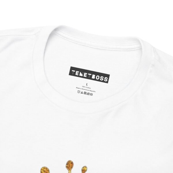 King Crown Unisex Heavy Cotton Tee - Bold Gold Design for Queens and Kings - Image 16