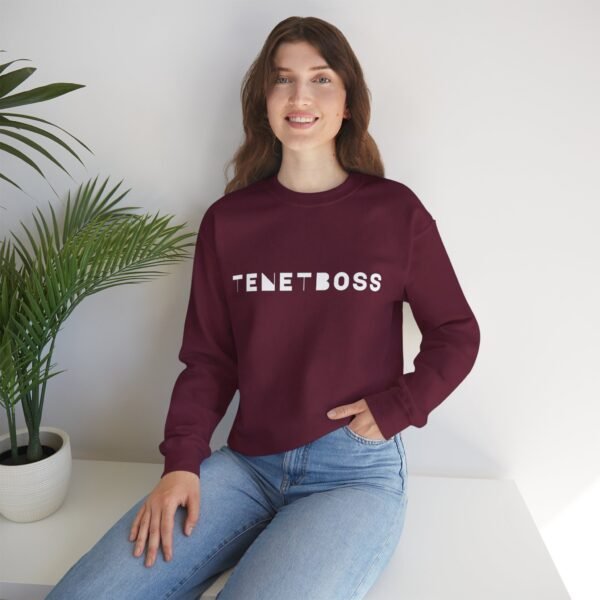 Trendy Unisex Crewneck Sweatshirt - TENETBOSS Design for Casual Comfort - Image 11