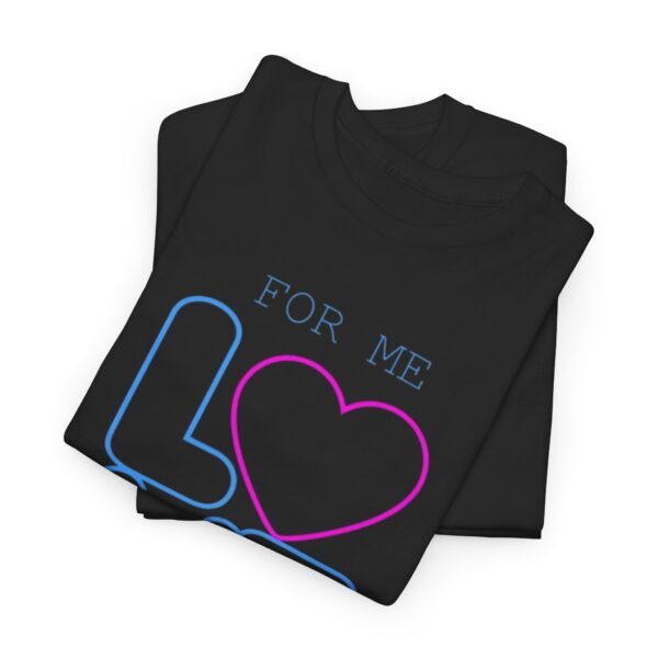 For Me Love Is You Unisex Heavy Cotton Tee - Stylish Relationship Gift for Couples - Image 8