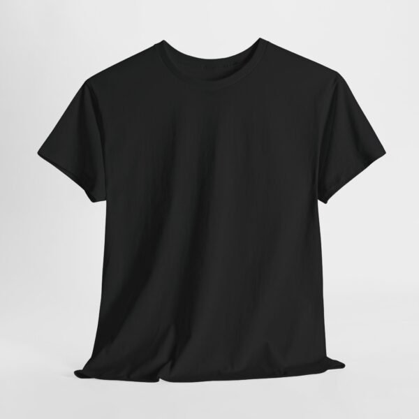 Black color unisex Cotton Tee