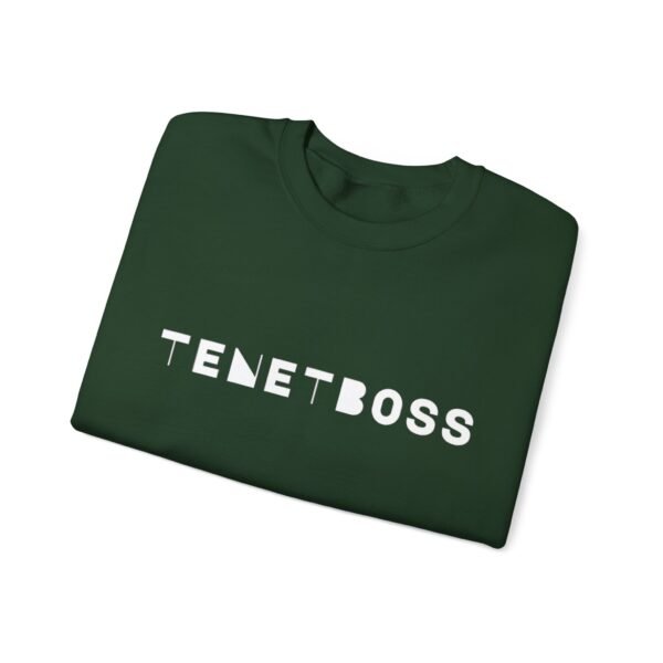 Unisex Heavy Blend™ Crewneck Sweatshirt - Trendy TENETBOSS Logo - Image 3