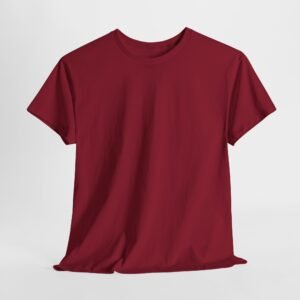 Cardinal red color unisex Cotton Tee