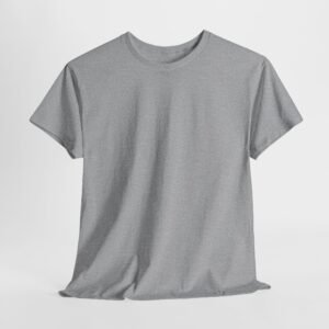 Sport grey color unisex Cotton Tee
