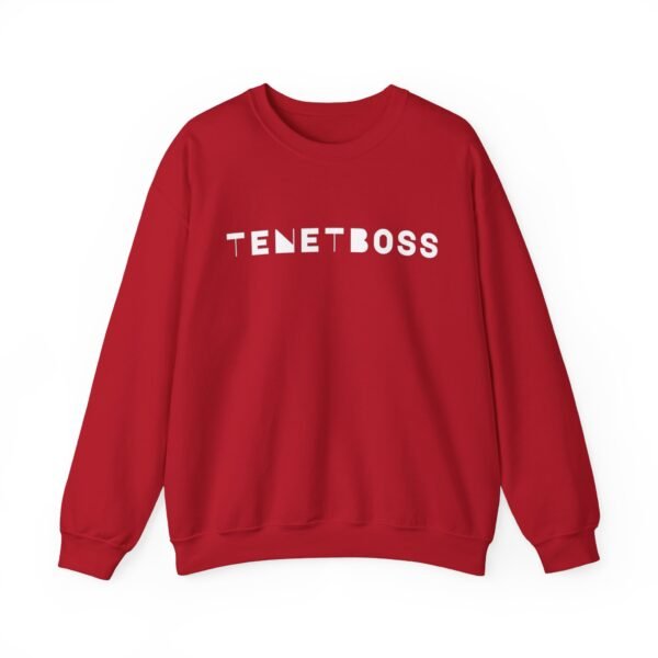 Trendy Unisex Crewneck Sweatshirt - 'TENETBOSS' Graphic - Image 23