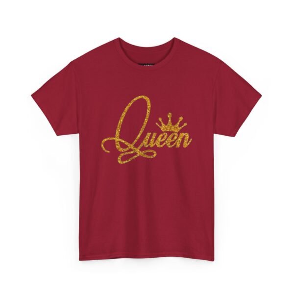 Queen Glitter Unisex Heavy Cotton Tee - Image 2