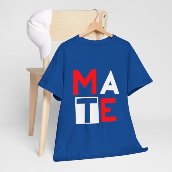 Girls Heavy Cotton Tee: Bold 'MATE' Graphic Tee for Casual Style - Image 18