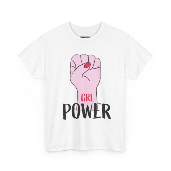 Empowered Women girls Heavy Cotton Tee - GRL POWER Graphic Shirt - Image 11