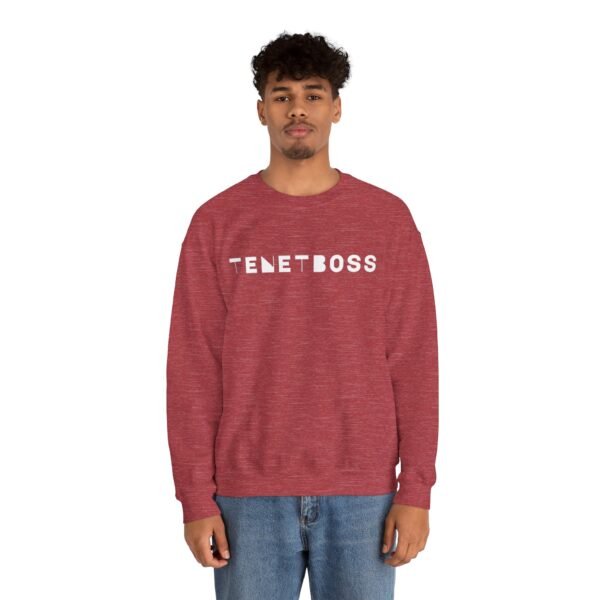 Trendy Unisex Crewneck Sweatshirt - 'TENETBOSS' Graphic - Image 21