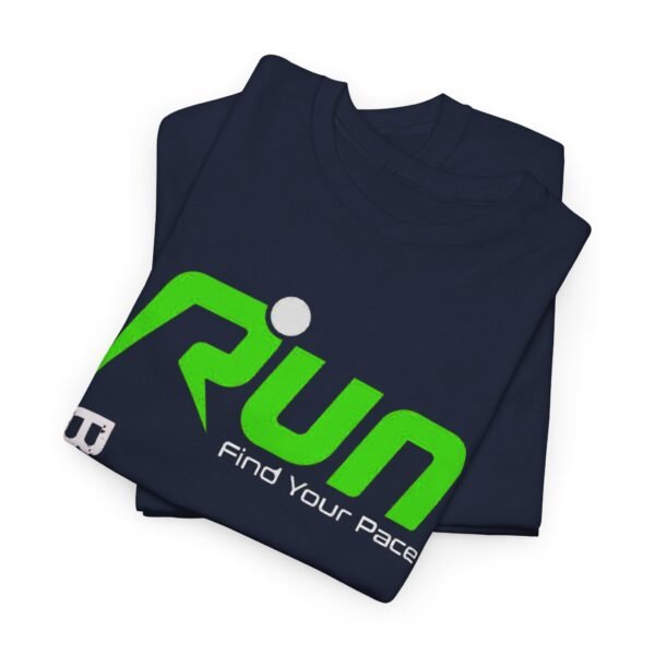 Motivational Running Tee - "Run Believe Find Your Pace" Unisex Heavy Cotton Shirt - Image 8