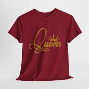 Queen Glitter Unisex Heavy Cotton Tee