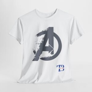 Avengers Inspired Unisex Heavy Cotton Tee - Comic Style Graphic Shirt for Fans