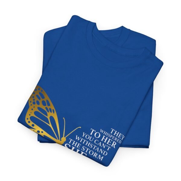 Empowering Butterfly Quote Unisex Heavy Cotton Tee - Image 8